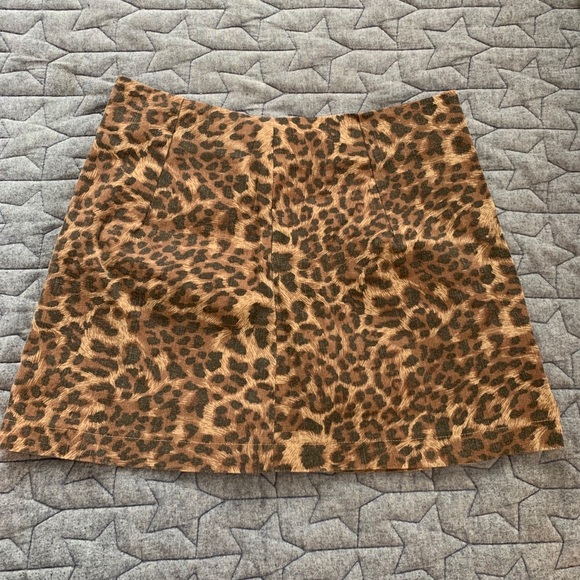 Cheetah Prink Mini Skirt - Picture 1 of 1